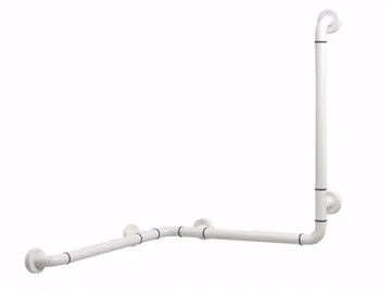 CSMAG-NY - Fixed L-shaped extruded aluminium grab bar by Saniline - view 2