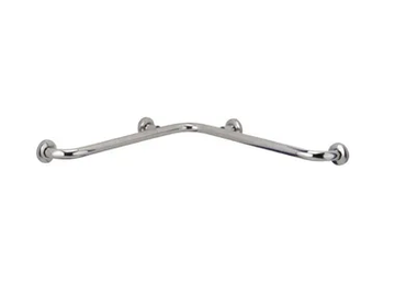120-NX - Fixed L-shaped stainless steel grab bar by Saniline - view 2