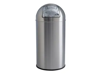 MP861 - Stainless steel Public bathroom waste bin by Saniline - view 2