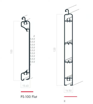 PS-100 R - Roller garage door by Saxun - view 3