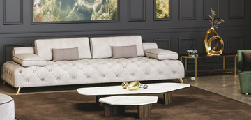 MOON - Low marble coffee table with macassar ebony base by Scandal - view 3
