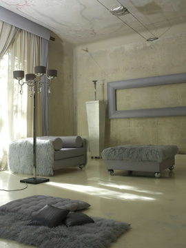 SOLITARIO - Square pouf by Scandal - view 3