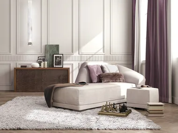 BILBAO - Fabric day bed by Scandal - view 2