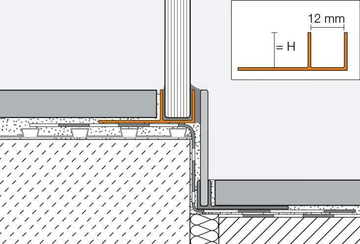Schlüter®-DECO-SG - Stainless steel Shower door gasket by Schlüter-Systems - view 3