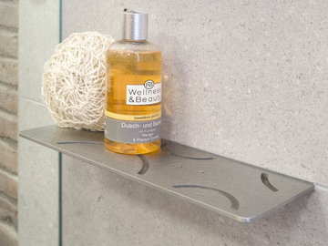 Schlüter®-SHELF - Stainless steel bathroom wall shelf by Schlüter-Systems - view 2