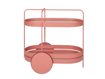 GRACE - Painted metal food trolley by Schönbuch - view 2