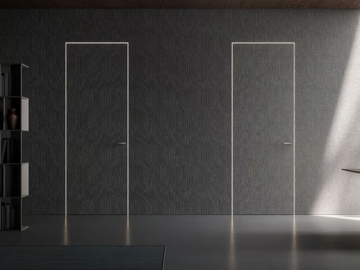 CONTROLUCE - Flush-fitting swing door with integrated LED lighting by Scrigno - view 3