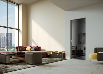 SLIDING MIRR - Glass door by Scrigno - view 3