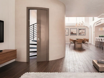 ORBITALE - Counter frame for curved sliding doors by Scrigno - view 3