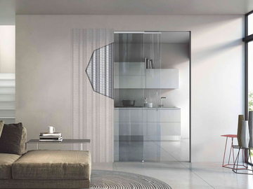 DUAL - Frame for two sliding glass doors by Scrigno - view 2