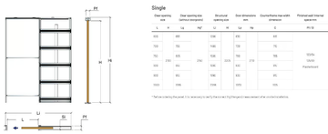 OPENBOX - Counter frame for single sliding door by Scrigno - view 3