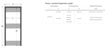 PIUMA - Flush-fitting hinged door by Scrigno - view 3