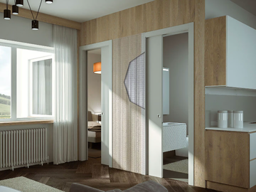 PRATICO - Counter frame for opposite sliding doors by Scrigno - view 2