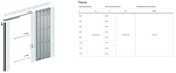 PRO - Counterframe for flush doors with Aluzinc® frame by Scrigno - view 3
