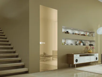 HINGED MIRR - Hinged flush-fitting glass door by Scrigno - view 2