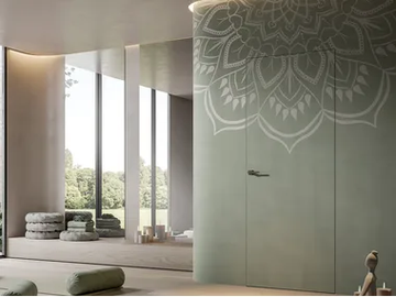 HINGED ACUSTICA - Flush-fitting hinged acoustic door by Scrigno - view 2