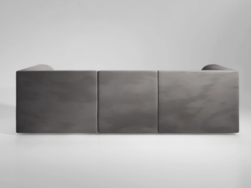 ARCHI - 3 seater fabric sofa by Secolo - view 3
