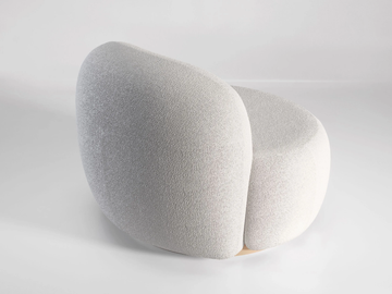 B15Z - Fabric armchair by Secolo - view 3