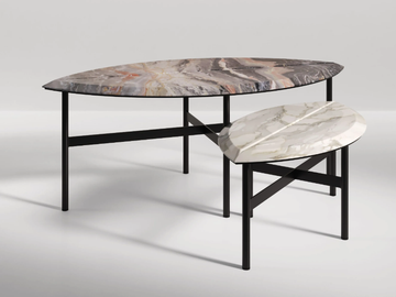 BOOK 1&2 - Marble coffee table by Secolo - view 2