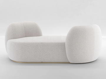 CHAPTER TWO - 2 seater fabric sofa by Secolo - view 3