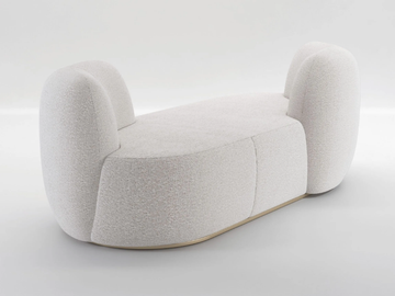 CHAPTER TWO - 2 seater fabric sofa by Secolo - view 2