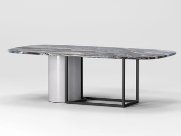 HORUS MARBLE - Rectangular marble table by Secolo - view 2