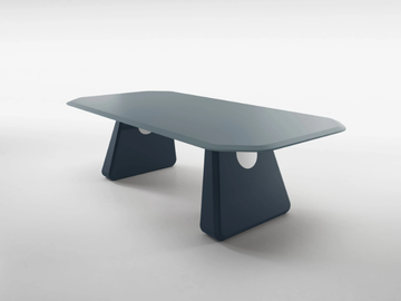 INGE - Rectangular metal table by Secolo - view 3