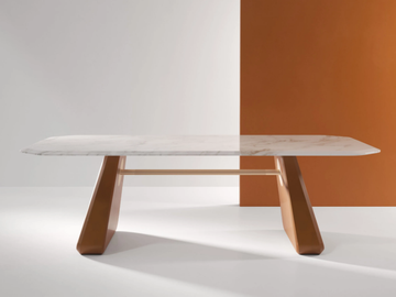 INGE MARBLE - Rectangular marble table by Secolo - view 2