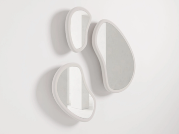LAGHI - Oval framed wall-mounted mirror by Secolo - view 2