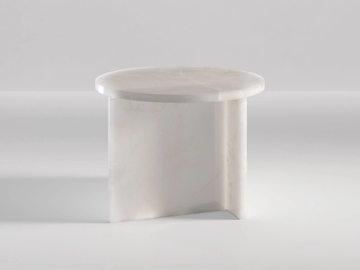 ORIGIN - Round marble coffee table by Secolo - view 2