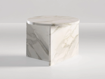 ORIGIN - Round marble coffee table by Secolo - view 3