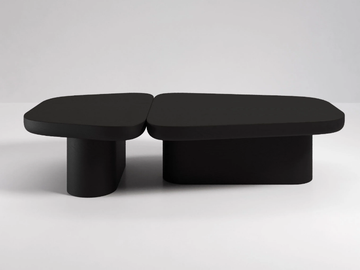 PANGEA - Low wooden coffee table for living room by Secolo - view 2