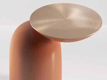 PINGU - Round side table by Secolo - view 3