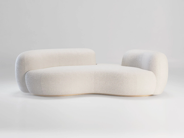 TATEYAMA CLOUD - 2 seater fabric sofa by Secolo - view 2