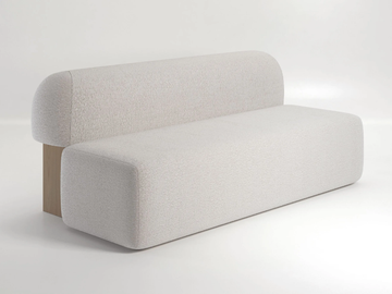 YEMENI - Sectional fabric sofa by Secolo - view 3
