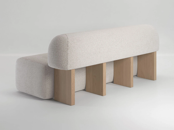 YEMENI - Sectional fabric sofa by Secolo - view 2