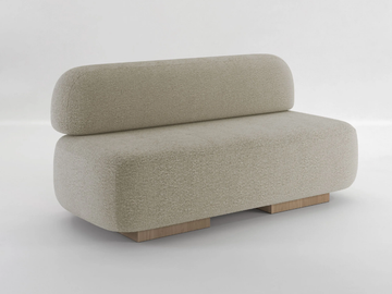 YOSHIDA - Fabric sofa by Secolo - view 2