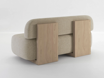 YOSHIDA - Fabric sofa by Secolo - view 3