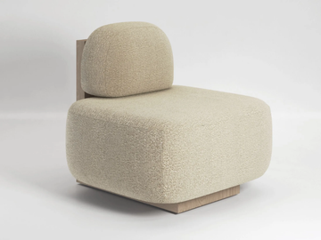 YOSHIDA - Fabric easy chair by Secolo - view 3
