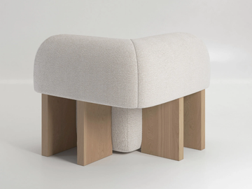 YEMENI - Modular fabric easy chair by Secolo - view 3