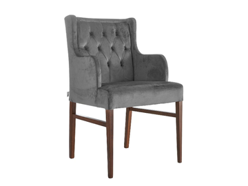 DRESSY-C - Upholstered tufted chair with armrests by Sedex - view 2
