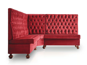 DRESSY - Upholstered high-back fabric restaurant booth by Sedex - view 2