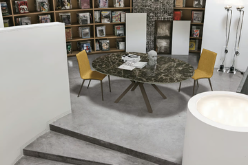 ZOE ROUND - Extending round ceramic table by Sedit - view 3