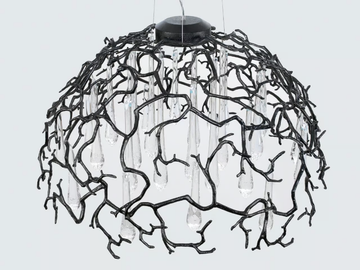 AQUA DOME MEDIUM - Handmade bronze pendant lamp by Serip - view 3