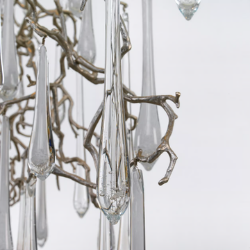 AQUA TRELLIS MEDIUM - Handmade bronze pendant lamp by Serip - view 3