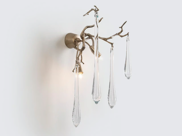 AQUA BRISE - Handmade bronze wall lamp by Serip - view 3