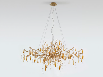 BIJOUT OVAL SMALL - Halogen bronze pendant lamp by Serip - view 2