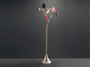 BOUQUET CORSAGE - Handmade bronze floor lamp by Serip - view 2