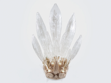 DANDELION CHRYSALIS LIGHT - LED handmade bronze wall lamp by Serip - view 2