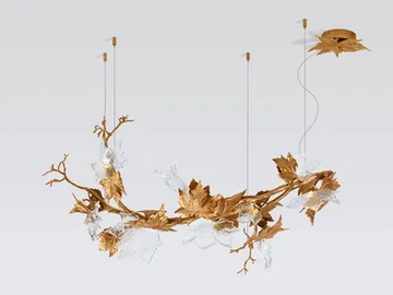FOLIO BRANCH LARGE - LED Murano glass pendant lamp by Serip - view 2